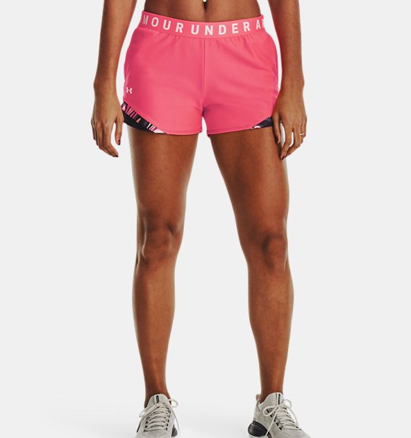 Under Armour Women's UA Play Up 3.0 Tri Color Shorts